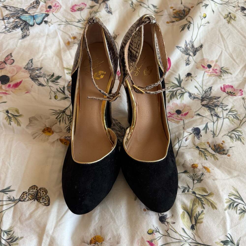Colin Stuart Platform Wedge Heels - Picture 1 of 5